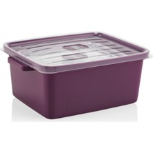 Tas 3'lü Dikdörtgen Mikrodalga Saklama Kabı Seti