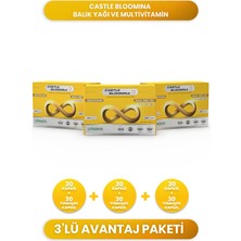 Castle Bloomina Balık Yağı ve Multivitamin Içeren Takviye Edici Gıda