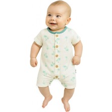 GMG Collection Baby Palmiyeli Krem Tulum
