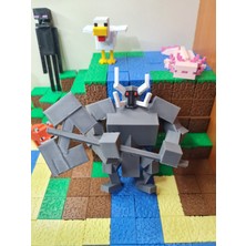 Teteoka Minecraft Ferrous Wroughtnaut Figür - Gamer Oda Dekoru