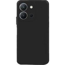 Hnrlishp Newface Vivo Y36 Kılıf Nano Içi Kadife Silikon - Siyah