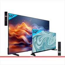 Vestel 2'li Televizyon Seti (55UV9750 4K Smart + 32HT9150 Hd Smart)