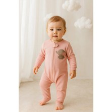 GMG Collection Baby Fermuarlı Fil Bulutlu Tulum 9 Ay,12 Ay,18 Ay Kız