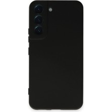 Hnrlishp Newface  Galaxy S22 Kılıf Nano Içi Kadife Silikon - Siyah