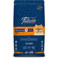 Felicia Yetişkin Somonlu Small Mini Köpek Maması 6 kg Az Tahıllı Yüksek Protein İçeriği