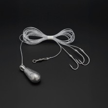 Fishack 3 Iğneli Kurşunlu Beden Takımı - Dip Beden Oltası - Fırdöndülü - 15 gr