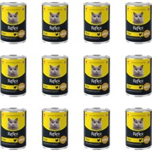 Reflex Plus Gravy Tavuklu Sos Içinde Et Parçacıklı Kedi Konservesi 400 gr 12 Adet