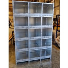 Alanraf Çelik Raf 5 Katlı 31X130X200 cm Raf Sistemleri, Depo Rafı, Arşiv Rafı, Kiler Rafı, Mutfak Rafı