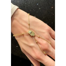 Spossy Silver Jewelry Fatma Ana Eli Top Zincirli Şahmeran