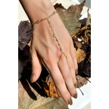 Spossy Silver Jewelry Geometrik Taşlı Zarif Tasarım Şahmeran