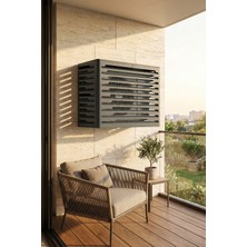 Liccia Klima Motoru/Dış Ünite Gizleme/Koruma Kafesi M 18000 BTU - 24000 BTU 110x56x85(H) Radius