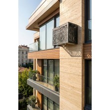 Liccia Klima Motoru/Dış Ünite Gizleme/Koruma Kafesi M 18000 BTU - 24000 BTU 110x56x85(H) Cormoran