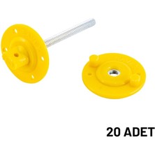 Savex Küspe Aparatı - Vida & Somun - Küspeli Dip Takımı Aparatı 20'li