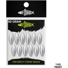 Fishack Gezer Olta Kurşunu - Kıstırma (Zeytin) Kurşun - 50 Gram - 1kg