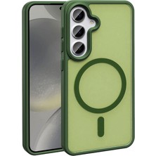 Roketcim Galaxy S26 Plus Kılıf M-Safe Şarj Özellikli Mat Arka Yüzey Sio Kapak