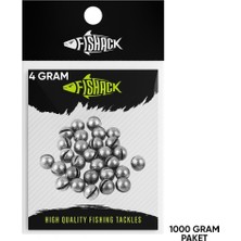 Fishack Yarma Kurşun - Kesikli Olta Kurşunu - 4 Gram (1 Kg)