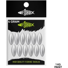 Fishack Gezer Olta Kurşunu - Kıstırma (Zeytin) Kurşun -  4 Gram - 1kg