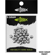 Fishack Yarma Kurşun - Kesikli Olta Kurşunu - 5 Gram (1 Kg)