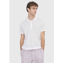 Ramsey Pembe Düz Pamuk Karışımlı T-Shirt