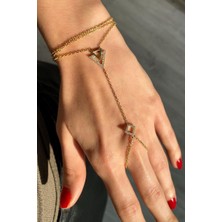 Spossy Silver Jewelry Üçgen Şahmeran