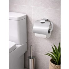 FUALORA Banyo Aksesuarı Kapaklı Wc Kağıtlık 304 Paslanmaz Çelik