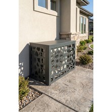 Liccia Klima Motoru/Dış Ünite Gizleme/Koruma Kafesi S 9000 BTU - 18000 BTU 98x50x70(H) Stone