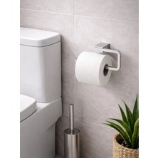 FUALORA Banyo Aksesuarı Kapaksız Wc Kağıtlık 304 Paslanmaz Çelik