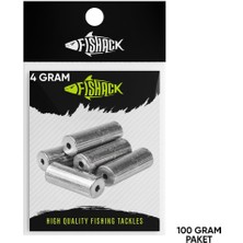 Fishack Savex Kıstırma (Boru) Kurşun 4 gr (100 Gr)