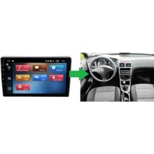 Peugeot 307 Android Multimedya Sistemi 4-64 For-X (2001-2009) Ön Kayıt Kamera Hediyeli