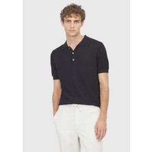 Ramsey Siyah Düz Örgü Triko