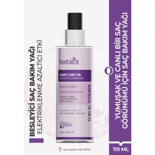 Herbital Parlaklık ve Ipeksi Yumuşaklık Veren Saç Bakım Yağı, Elektriklenme Karşıtı, Durulama Gerektirmez