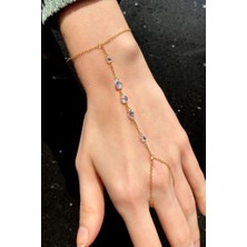 Spossy Silver Jewelry Zarif Taşlı Şahmeran