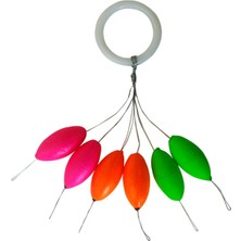 Crystal Renkli Şamandıra Stopper No:3 (6'lı)