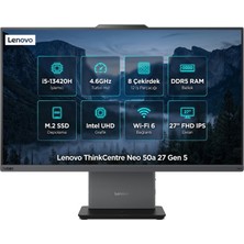 Lenovo Thinkcentre Neo 50A 27 G5 Intel Core I5-13420H 16GB 512GB SSD 27" Fhd Windows 11 Pro All In One Pc 12SA000KTR 007
