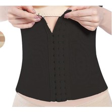 Elite Life Siyah Agraflı Bel Korse Kadın Dikişsiz L - XL Beden ile Özgür Hareket