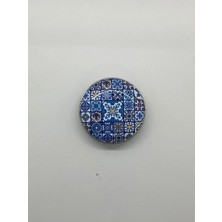 Mete Mum Mandala Serisi Teneke Mum 100 gr - Kavun Kokulu