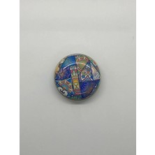 Mete Mum Mandala Serisi Teneke Mum 100 gr - Kahve Kokulu