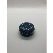 Mete Mum Mandala Serisi Teneke Mum 100 gr - Gül Kokulu