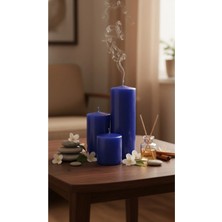 Mete Mum 3'lü Kütük Mum