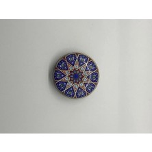 Mete Mum Mandala Serisi Teneke Mum 100 gr - Tarçın Kokulu