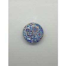 Mete Mum Mandala Serisi Teneke Mum 100 gr - Vanilya Kokulu