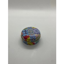 Mete Mum Mandala Serisi Teneke Mum 100 gr - Kahve Kokulu