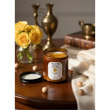Mete Mum El Yapımı Soya Wax Yellow Rose Mum 140 gr