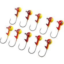 Savex Jighead - Zoka - Kurşunlu Olta Iğnesi - (Xh-A 02) - Sarı Kır. - 21 gr - 10 Adet