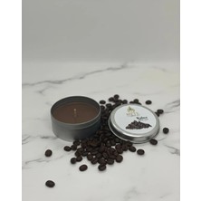 Mete Mum Kahve Aromalı Teneke Mum