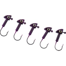 Savex Jighead - Zoka - Kurşunlu Olta Iğnesi - (Xh-A 06) - Mor - 7 gr - 5 Adet