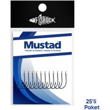 Fishack Olta Iğnesi - Mustad - 2300 - Lacivert - No: 10  (25'li Paket)