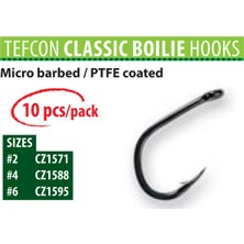 Cz 1588 Tefcon Klasik Boilie Olta Iğnesi #4 (10 Parça)