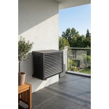 Liccia Klima Motoru/Dış Ünite Gizleme/Koruma Kafesi XL 120x62x150(H) Açılı Condor