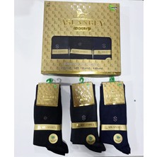 Aslanbey Erkek Bambu Uzun Çorap 12 Li Kutu